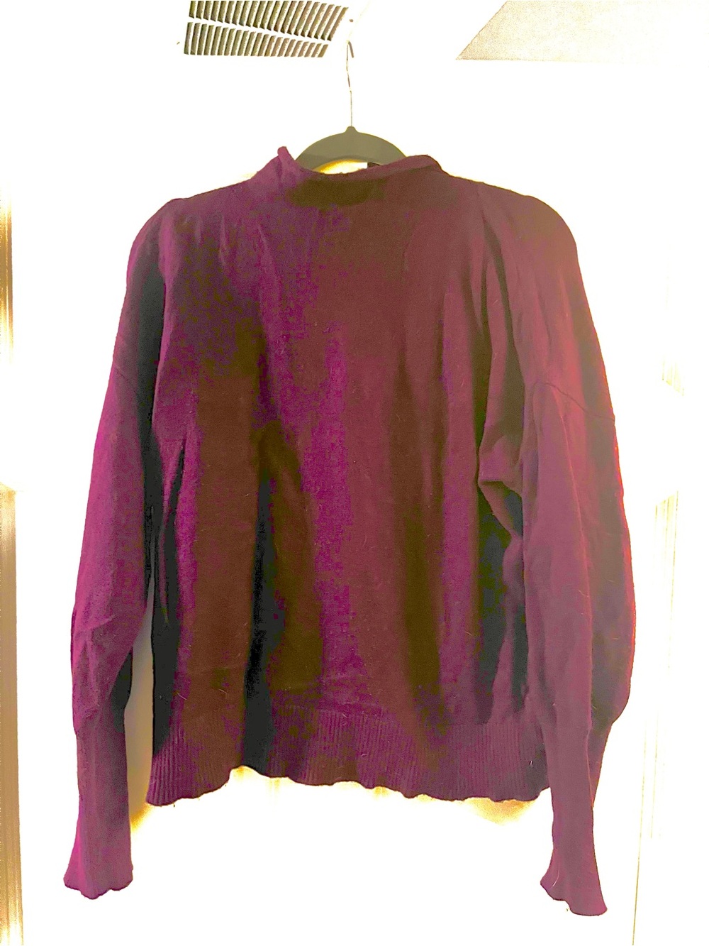 ExpressWomen's Purple Mock Neck Sweater